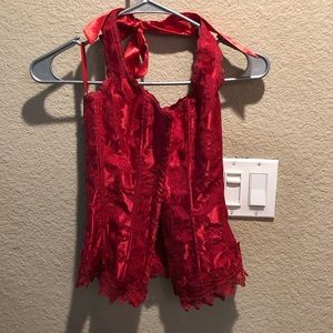 Women’s lingerie Corset, red, size 32